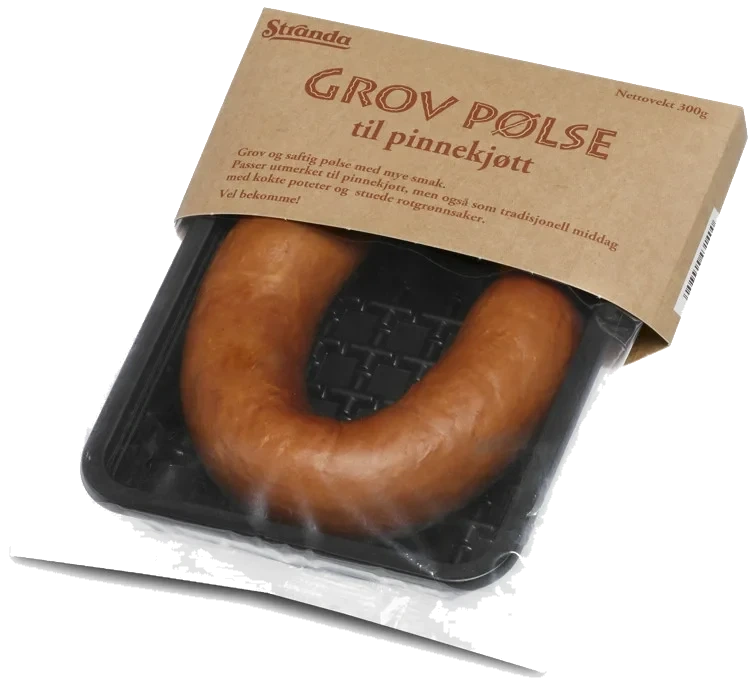 Grov Pølse 300g Stranda