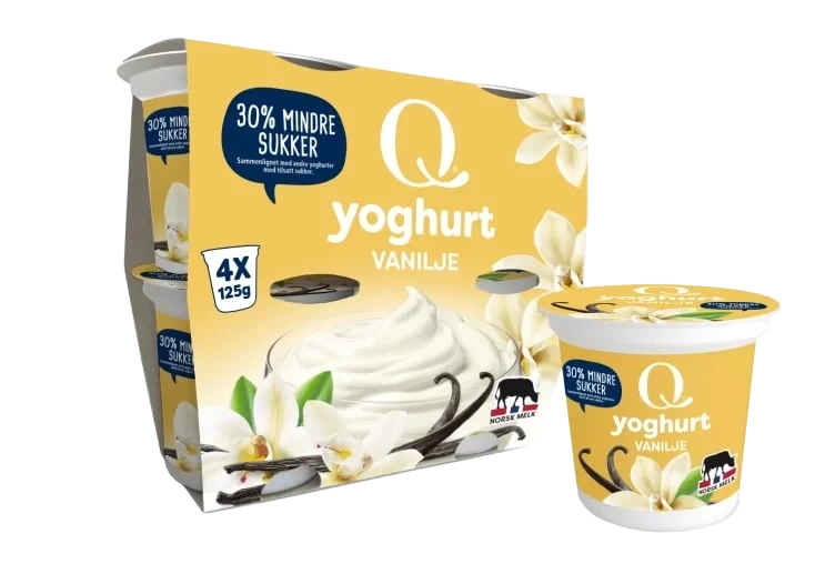 Yoghurt Vanilje 4x125g Q