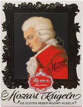 Mozart Kugel Barokk 6 Pcs Portrait Box