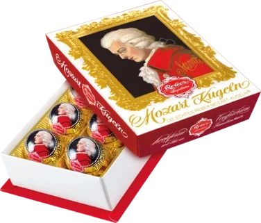 Mozart Kugel Barokk 6 Pcs Portrait Box