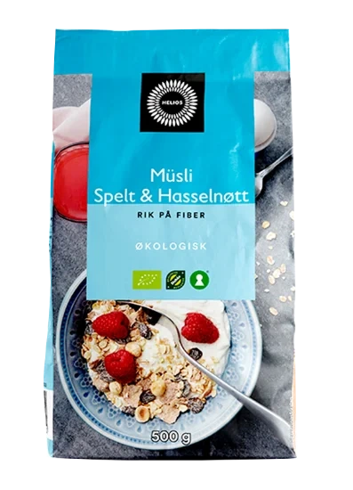 Müsli Spelt & Hasselnøtt 500g