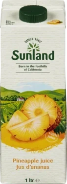 Sunland Ananasjuice 1l