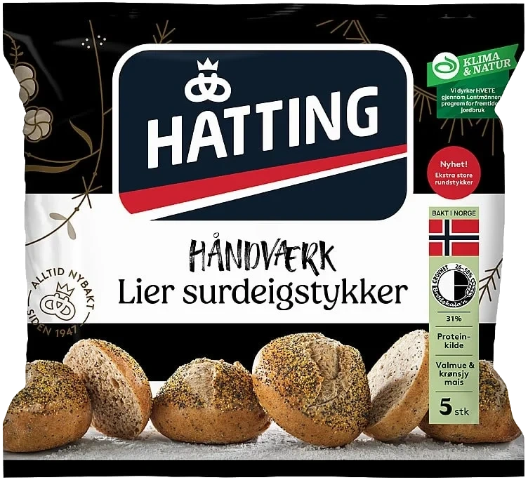 Lier Surdeigstykke 5stk 450g Hatting