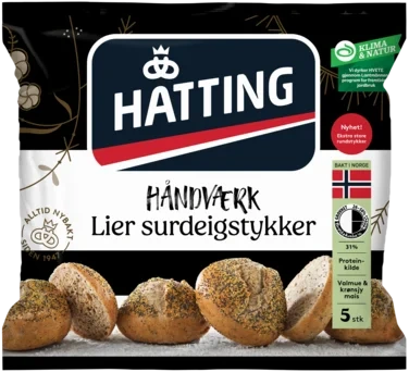 Lier Surdeigstykke 5stk 450g Hatting