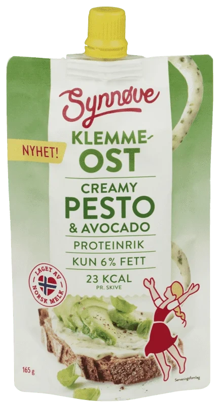 Synnøve Klemme Lett Pesto Avo 165g