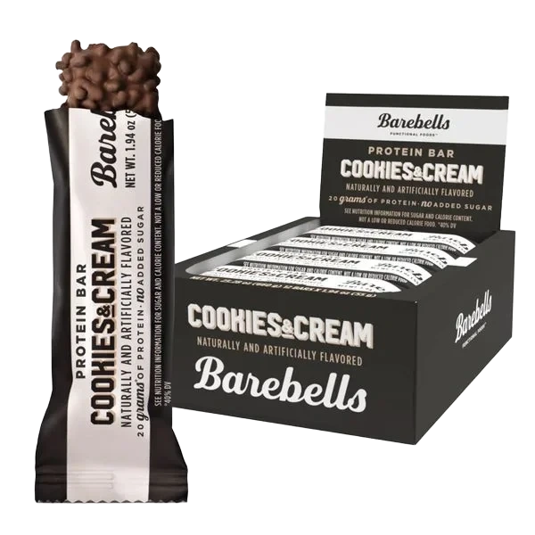 Protein Bar Cookies & Cream (Kartong 12 x 55g)