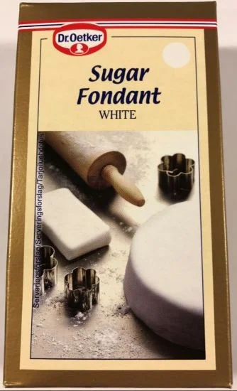 Sukkerfondant Hvit 250g