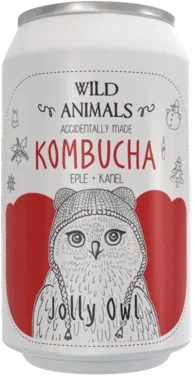 Wild Animals Kombucha Jolly Owl 0.33l bx