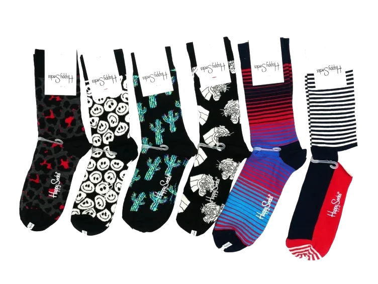 Happy Socks Assorterte Mønster 1par
