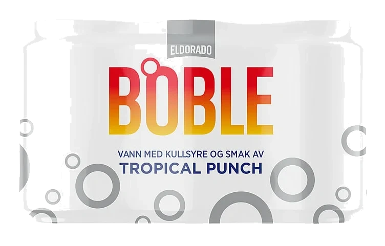 Boble Vann Tropical Punch 0,33lx6 boks Eldorado