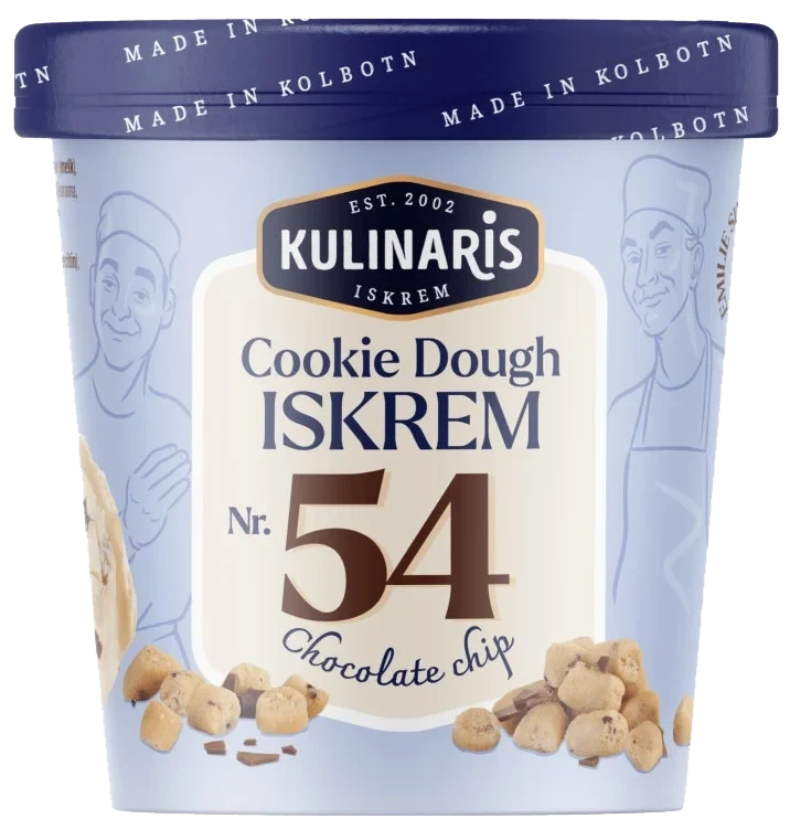 Kulinaris Cookie Dough-iskrem 0,5l Kulinaris 0,5l