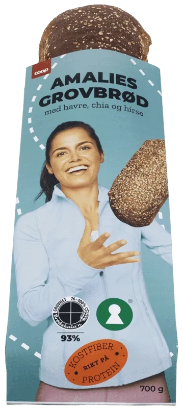 Coop Amalies Grovbrød 700g