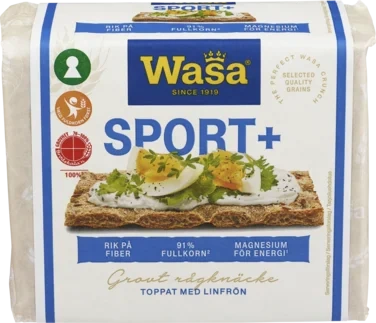 Knekkebrød Sport+ 210g Wasa