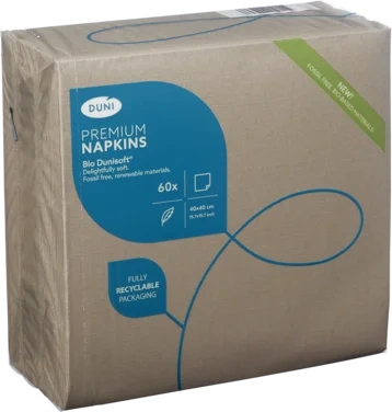 Serviett Biodunisoft 40cm Greige
