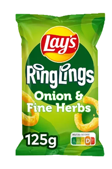 Lays Ring Lings Onion & Herbs 125g