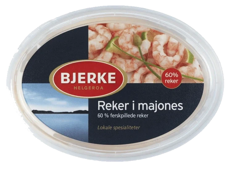Reker i Majones 60% 180g
