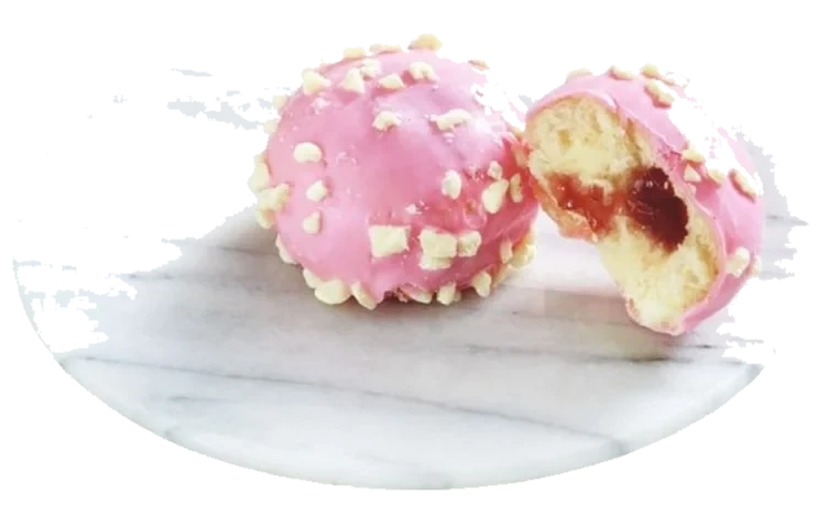 Donutkule Jordbær 5pk