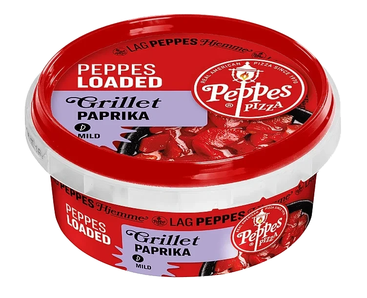 Grillet Paprika Pizzatopping 125g Peppes Loaded
