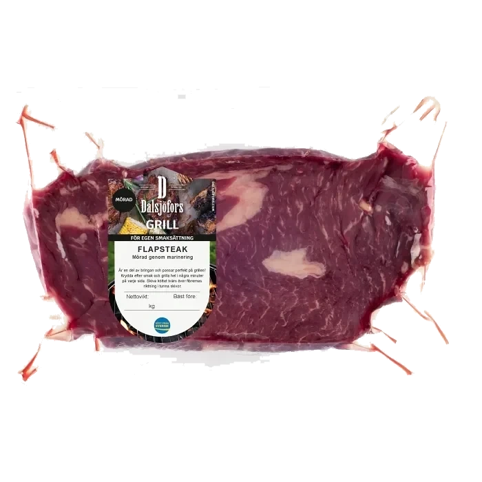 Flapsteak marinerad ca 650g Dalsjöfors Kött