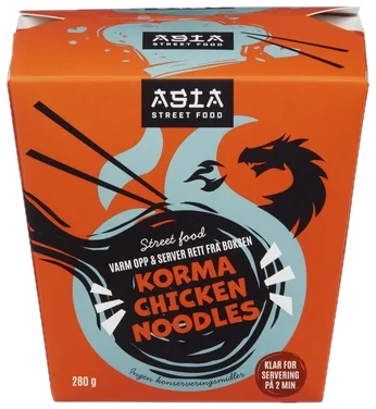 Korma Kylling med Nudler 280g