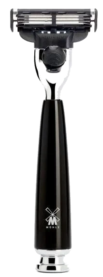 Mühle Rytmo 3-Blade Razor High-Grade Resin Black Mach3®