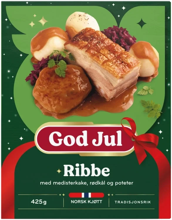Ribbe m/Medisterkake 425g Fjordland