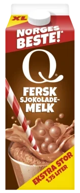 Q Fersk Sjokolademelk 1.75 l