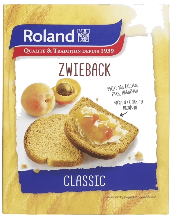 Biscottes Kjeks 165g Roland