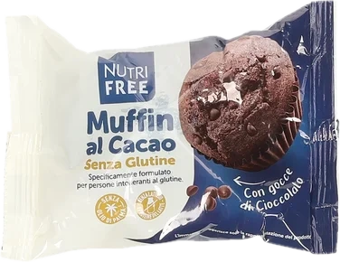 Nutrifree Sjok.muffins m/sjok.biter 1-pk
