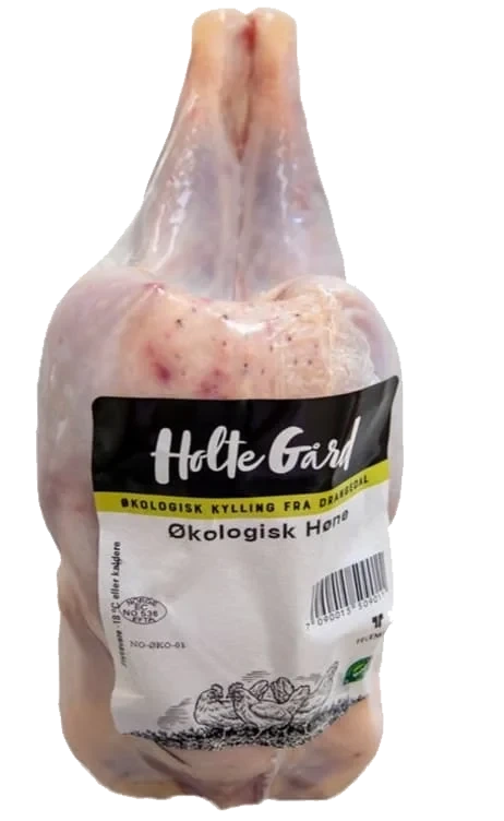 Høne hel Økologisk 850g Holte