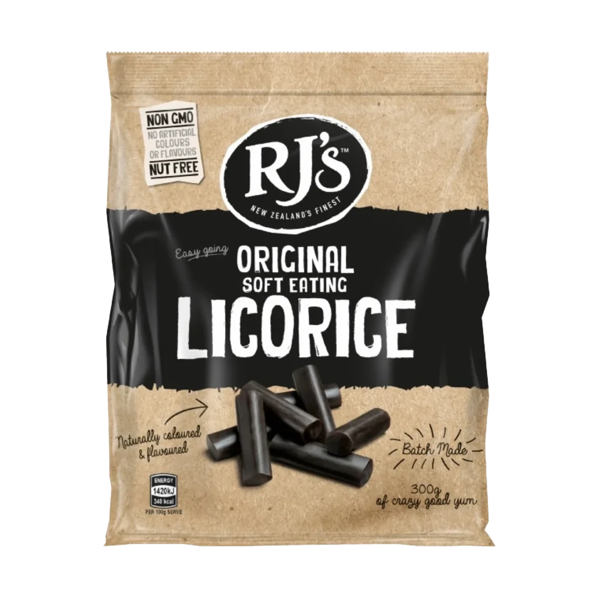 Rj`s Natural Licorice Soft 300g