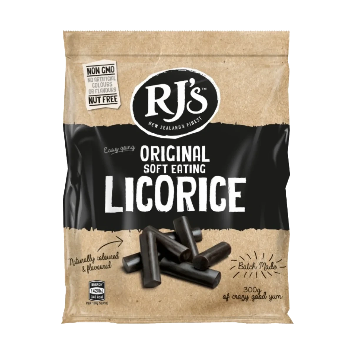 Rj`s Natural Licorice Soft 300g