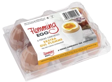 Flemming Egg, Brune Gårdsegg 6 Pk