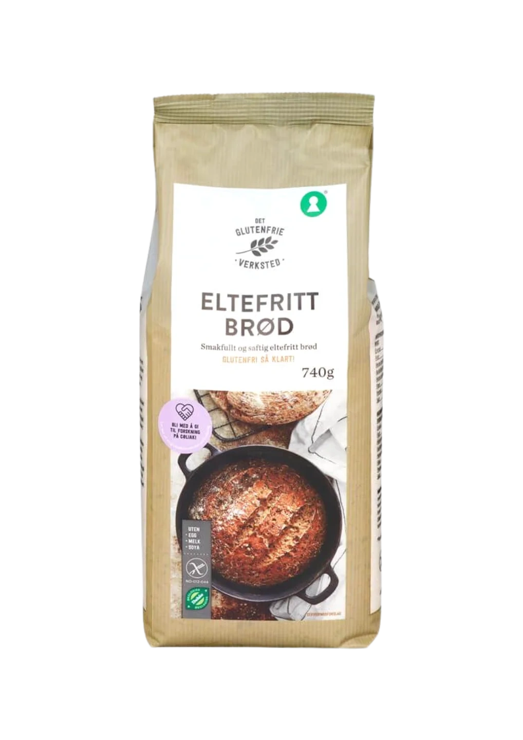 Det Glutenfrie Verksted Eltefritt Brød Miks