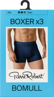 Cotton Boxer Men X3 Black/navy/army Xxl