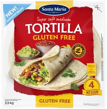 Tortilla Gluten Free 224g Santa Maria