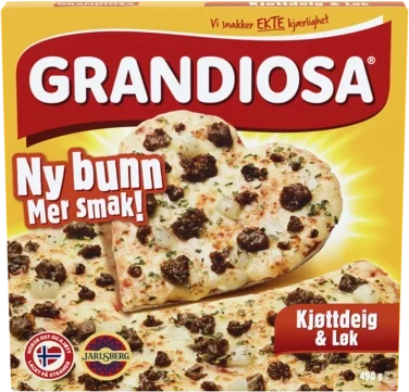 Grandiosa Pizza Kjøttdeig&Løk 490g