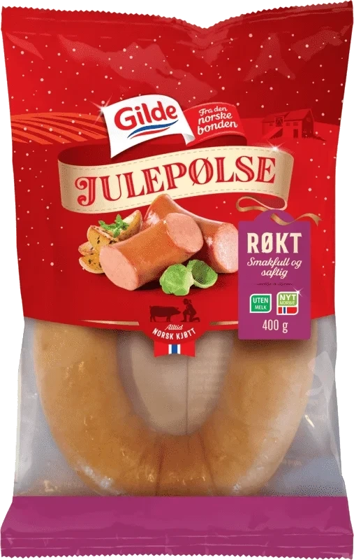 Julepølse Røkt 400g Enh