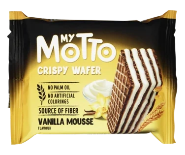 Vaffelkjeks Vanilje 30g My Motto