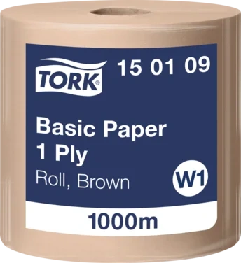 Tork Basic Papir Brun Stor Rull W1