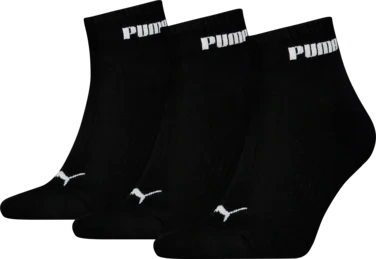 Puma 3pk New Gen Cushioned Quarter Sock Svart 35/38