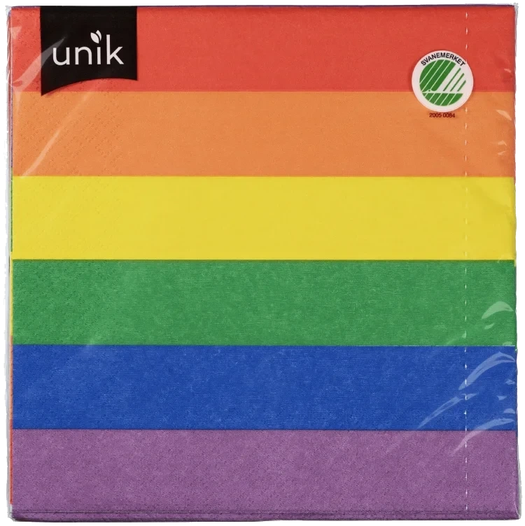Serviett Pride 20stk Unik