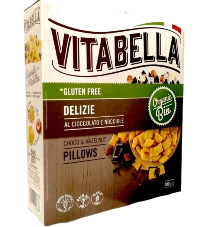 Vitabella Cerealputer m/Sjok & Hasselnøttfyll Gl.fri Øko