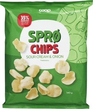 Sprø Chips Sour Cream & Onion