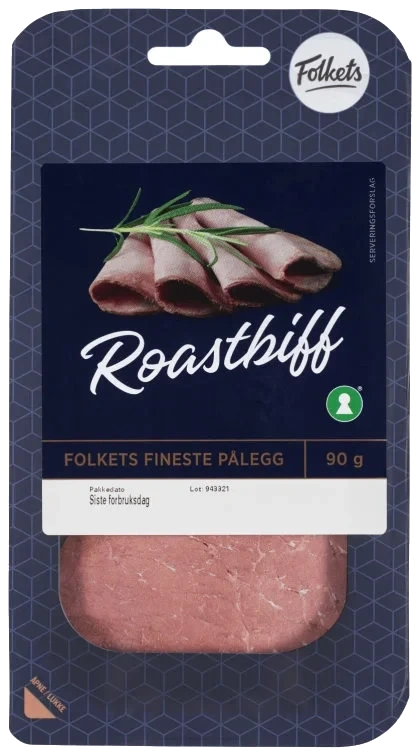 Roastbiff 90g Folkets