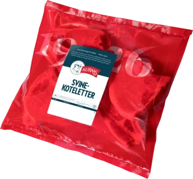 KURAAS Svinekoteletter Ca 1kg