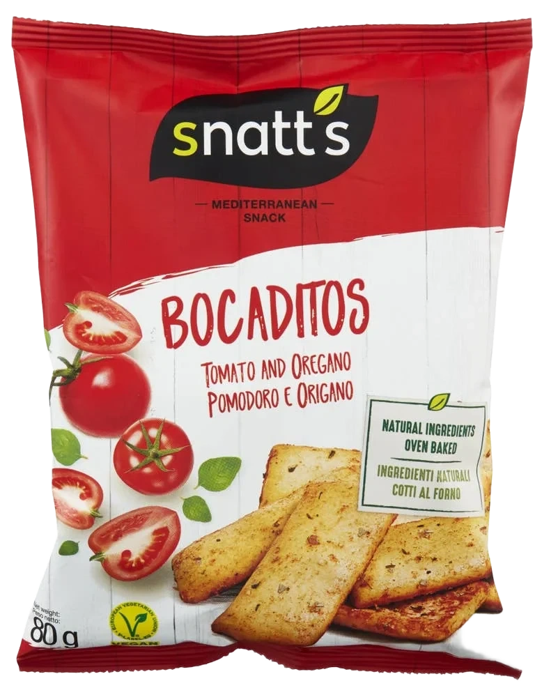 Brødsnacks Tomat & Oregano, 80 g