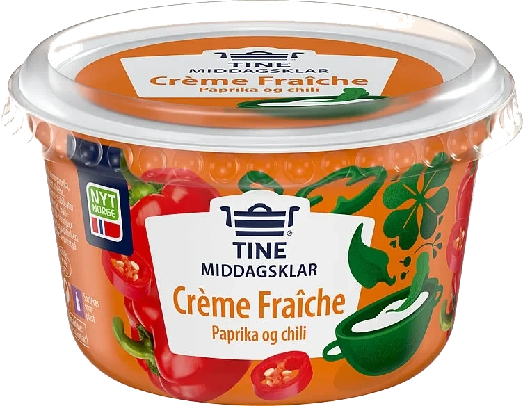Creme Fraiche Middagsklar Papr&Chili 200g
