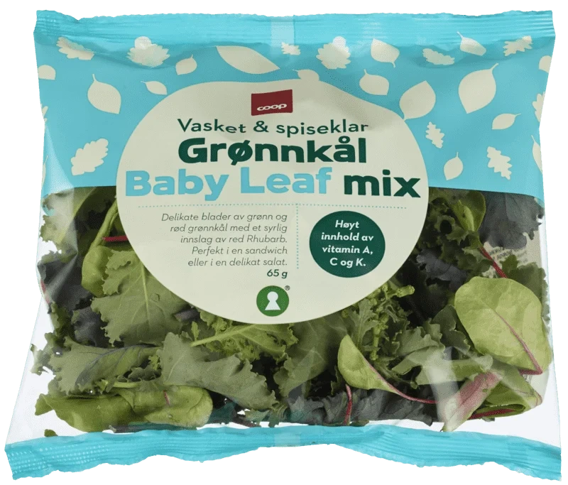 Grønnkålsalat Babyleafmix 65g