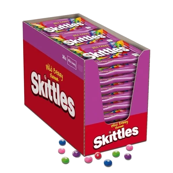 Skittles Wild Berry (Kartong 36 x 45g)